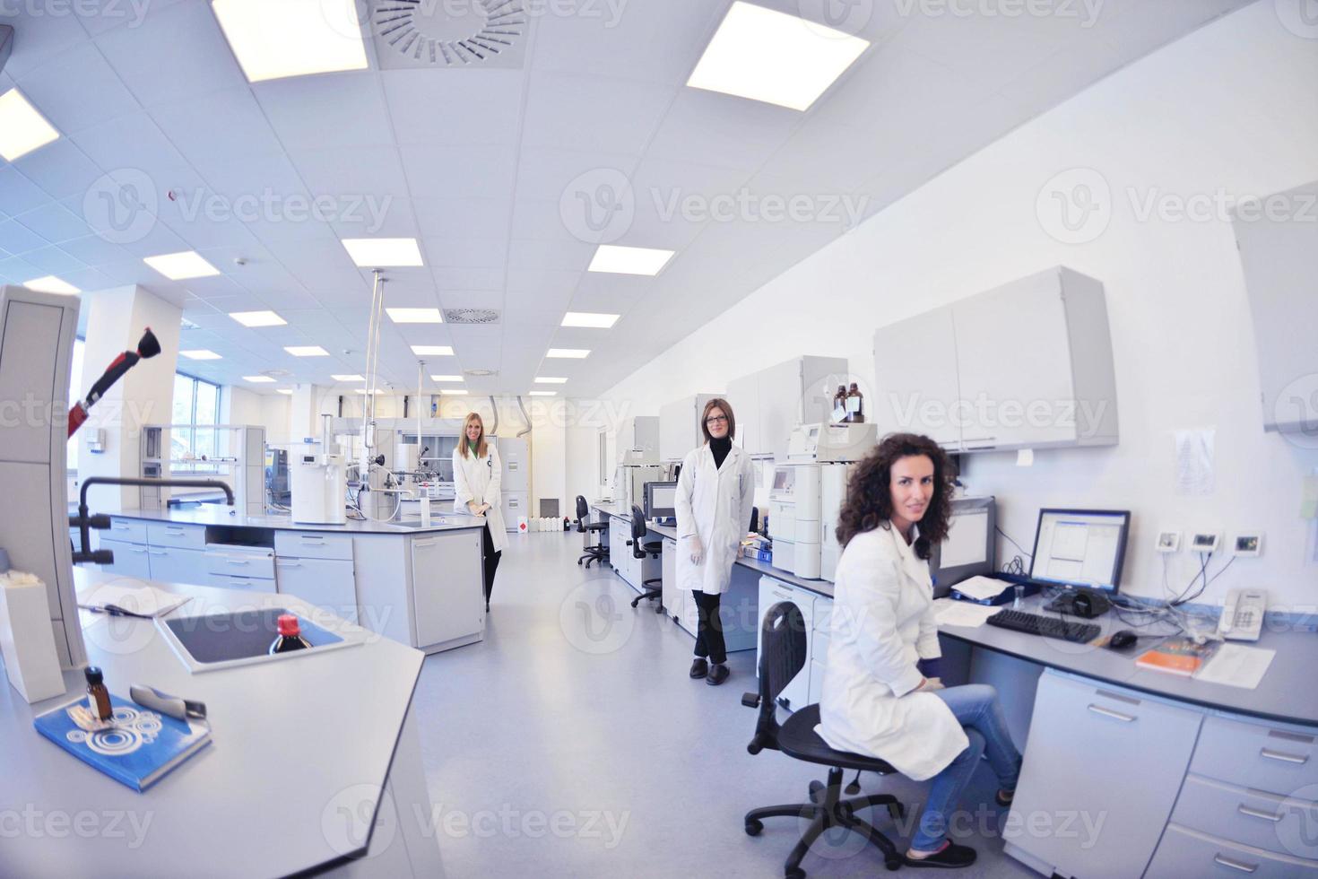 scientists working at the laboratory photo