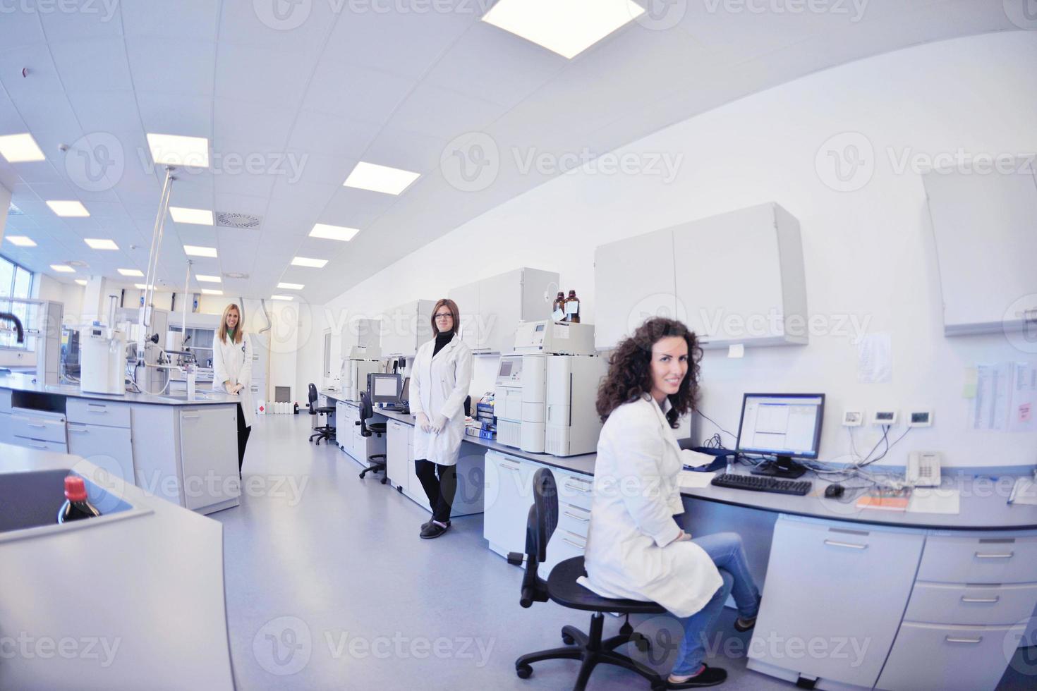 scientists working at the laboratory photo