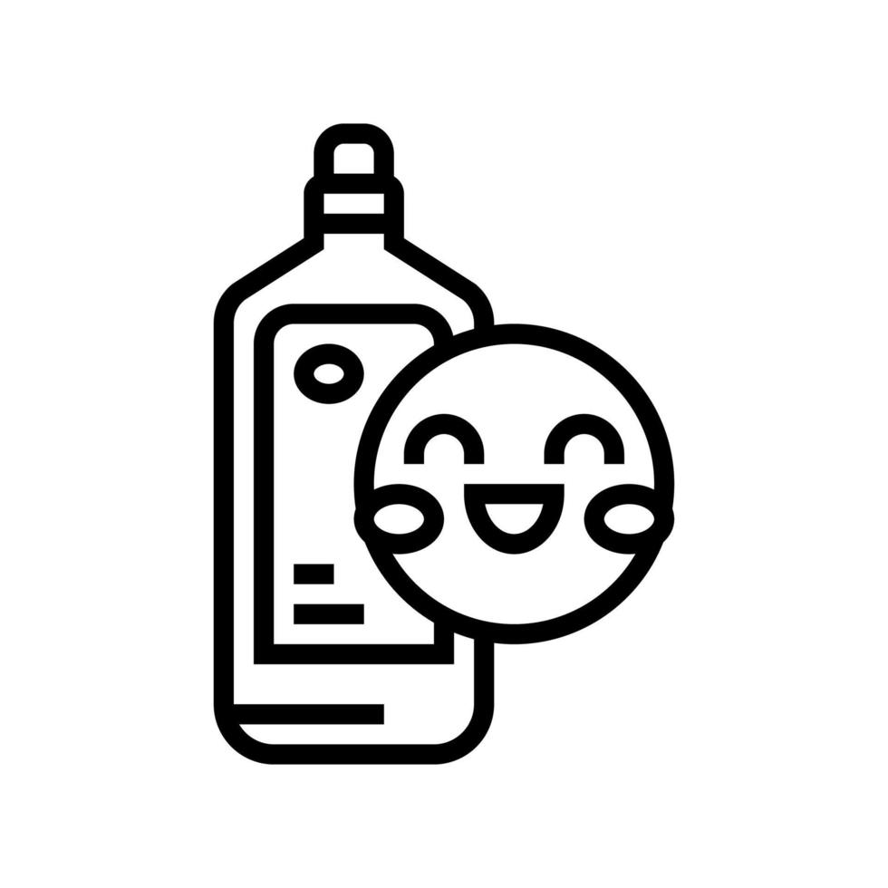 water for kids line icon vector illustration