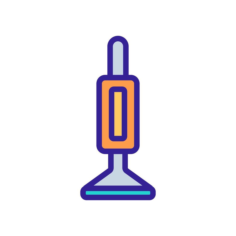 Modern vacuum cleaner icon vector. Isolated contour symbol illustration vector