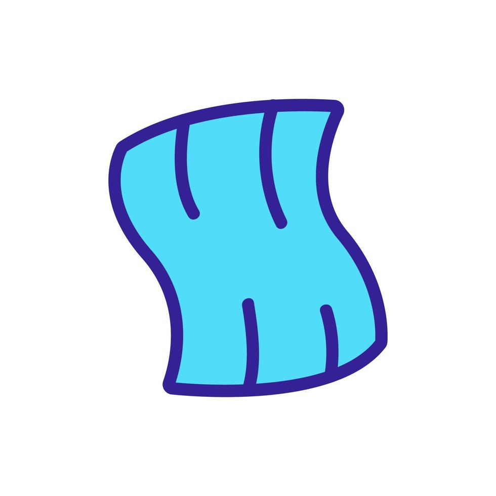 wet wipe icon vector outline illustration