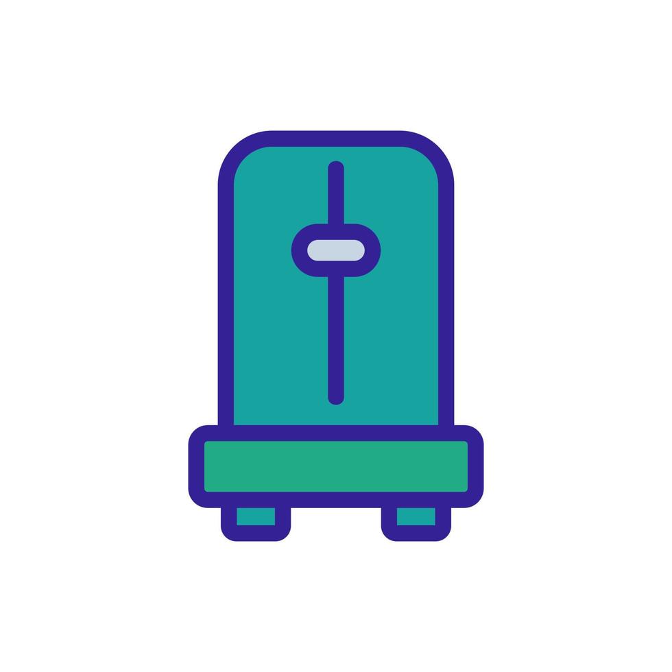 toaster control panel icon vector outline illustration