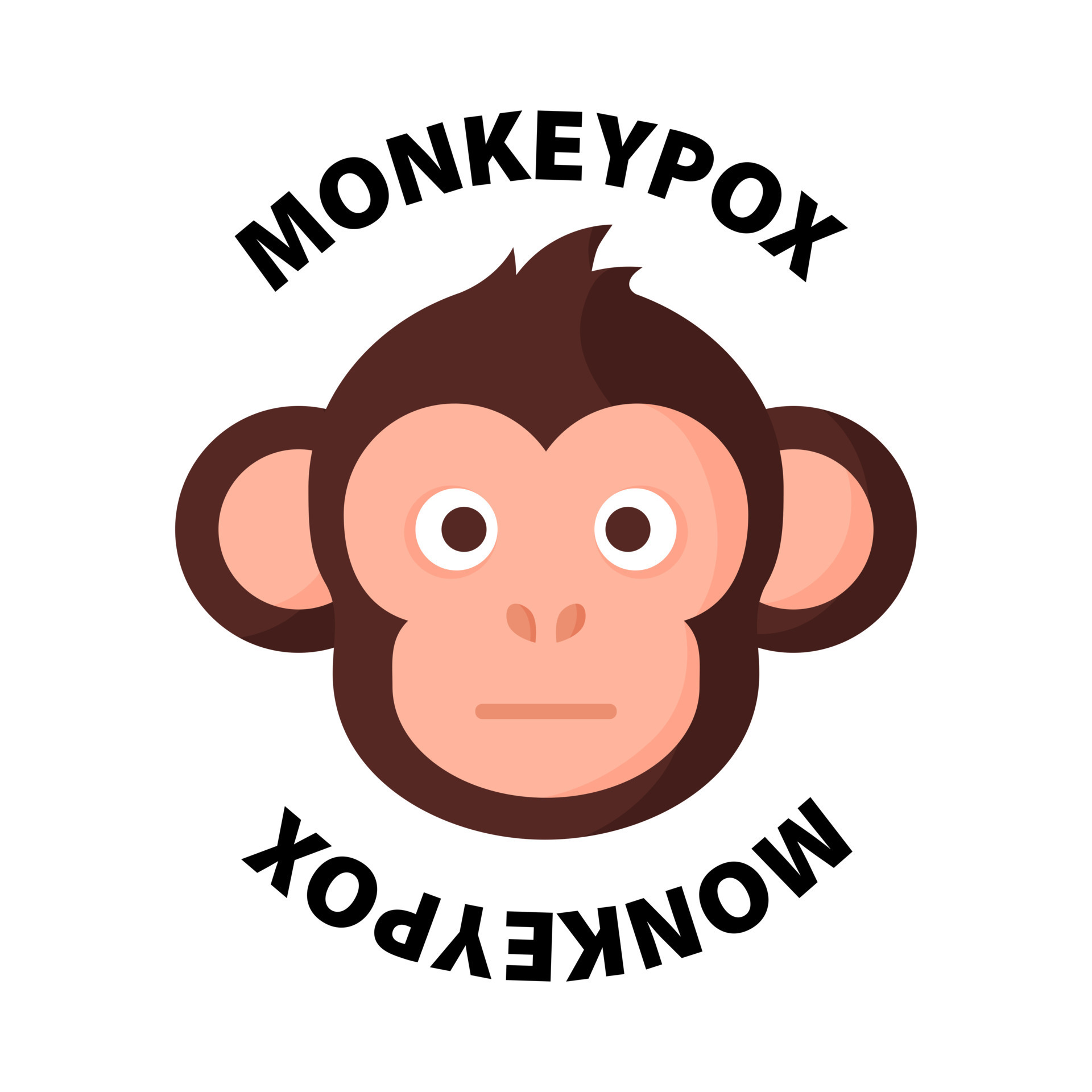 Monkeypox virus icon. New outbreak cases in Europe and USA. 10396367