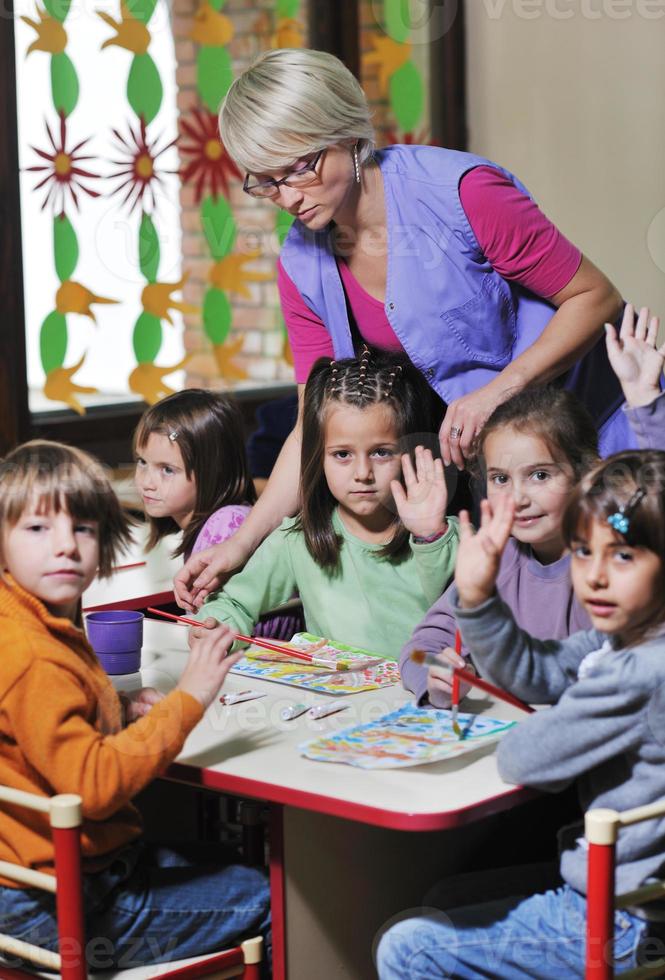 niños en edad preescolar foto