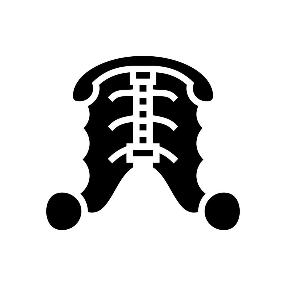 dental plate glyph icon vector illustration