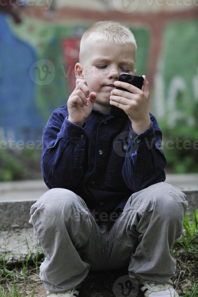 playing video games outdoor photo
