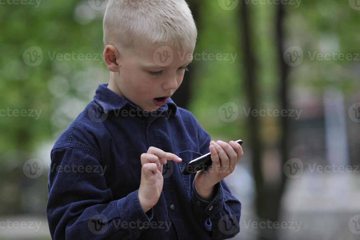 playing video games outdoor photo