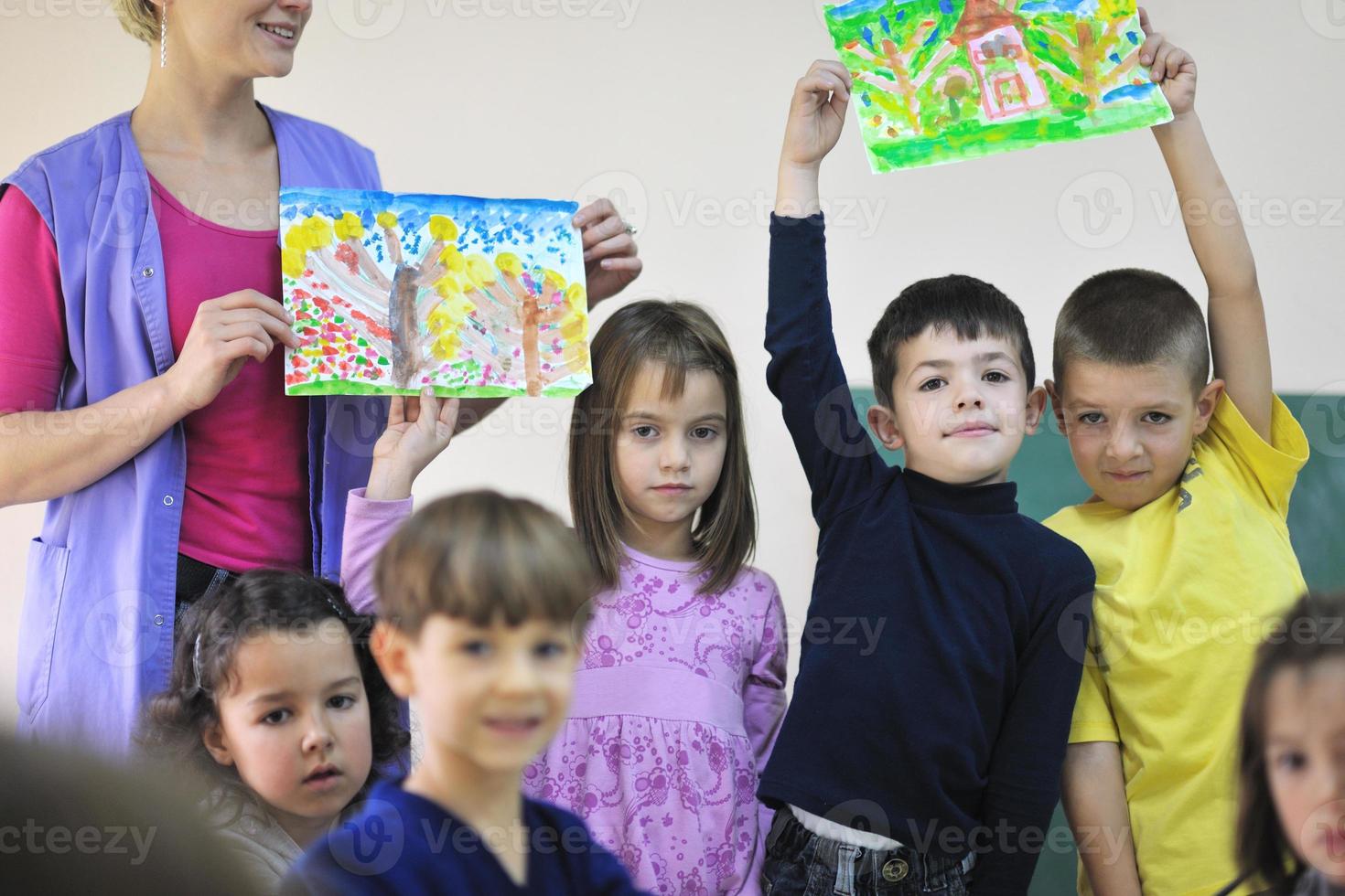 niños en edad preescolar foto