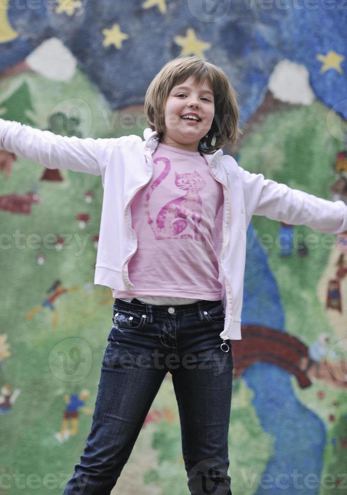 happy girl outdoor photo