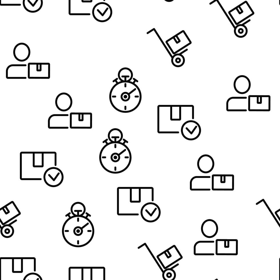 Courier Post Vector Seamless Pattern 10397628 Vector Art at Vecteezy