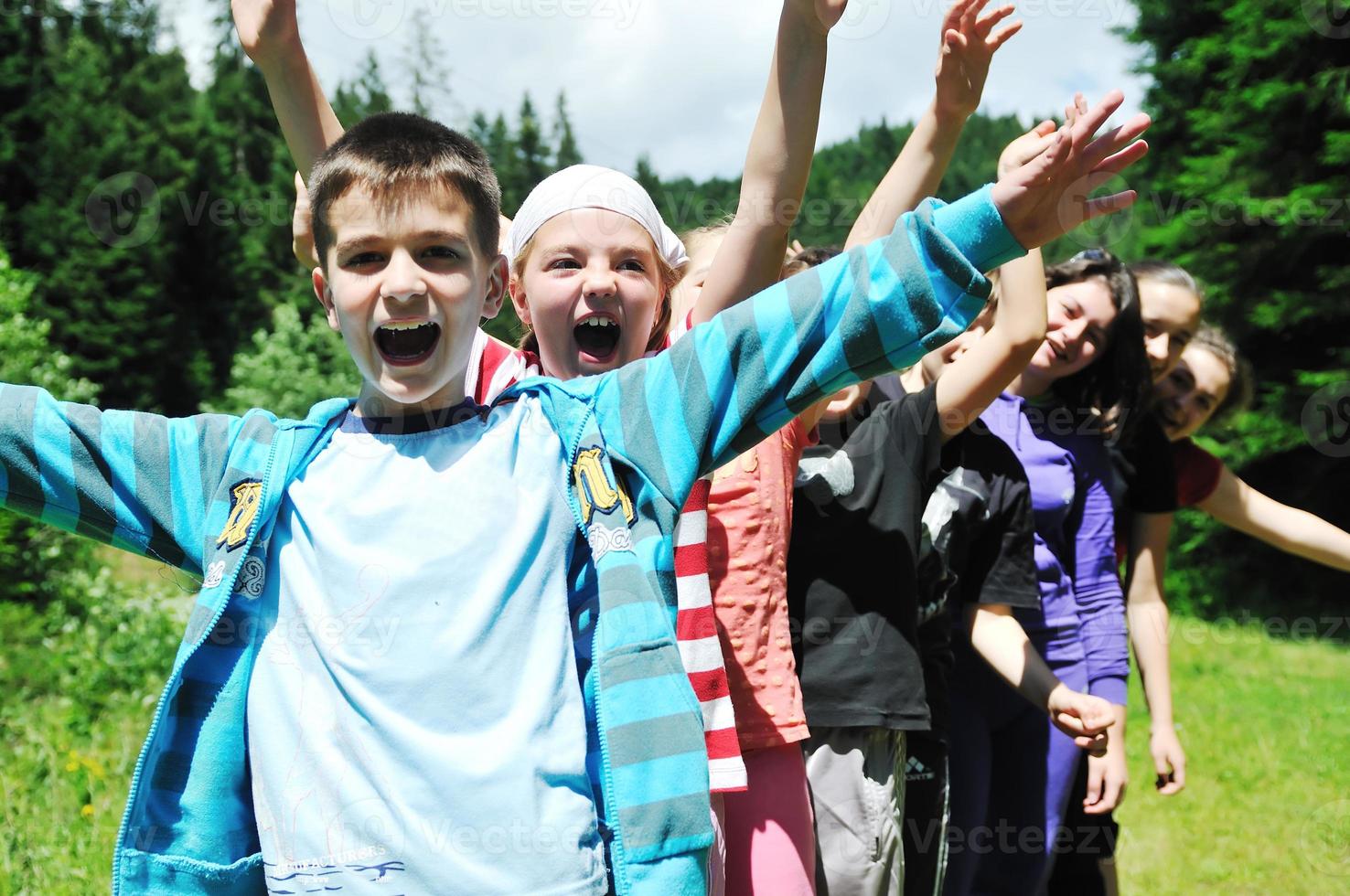 child group outdoor photo