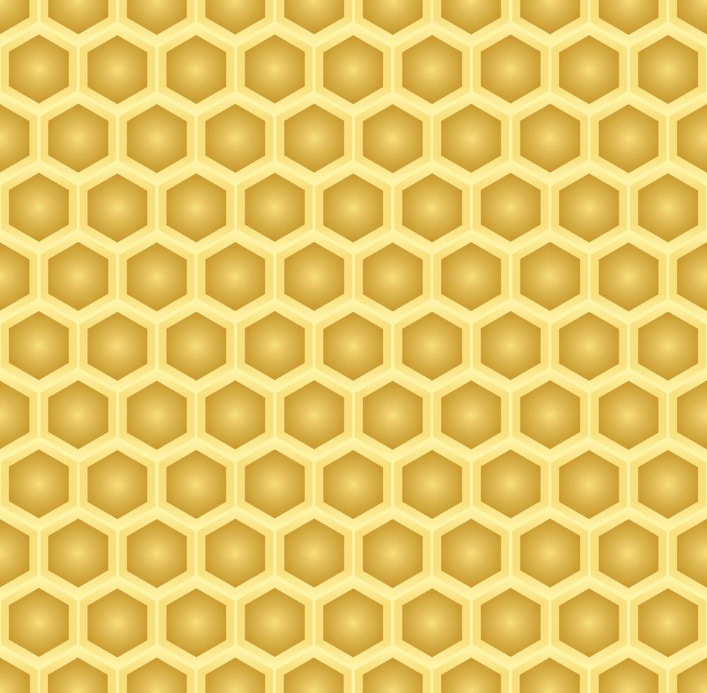 gold honeycomb vector pattern background