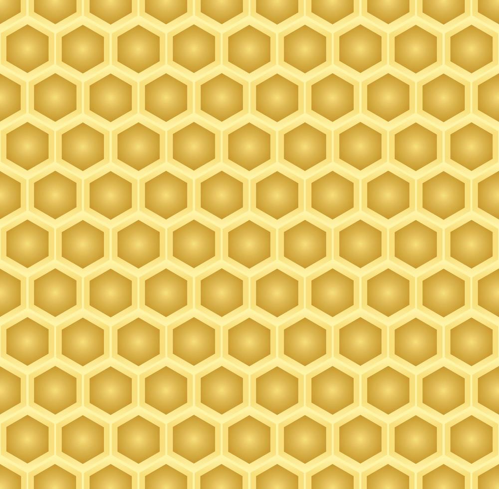 gold honeycomb vector pattern background