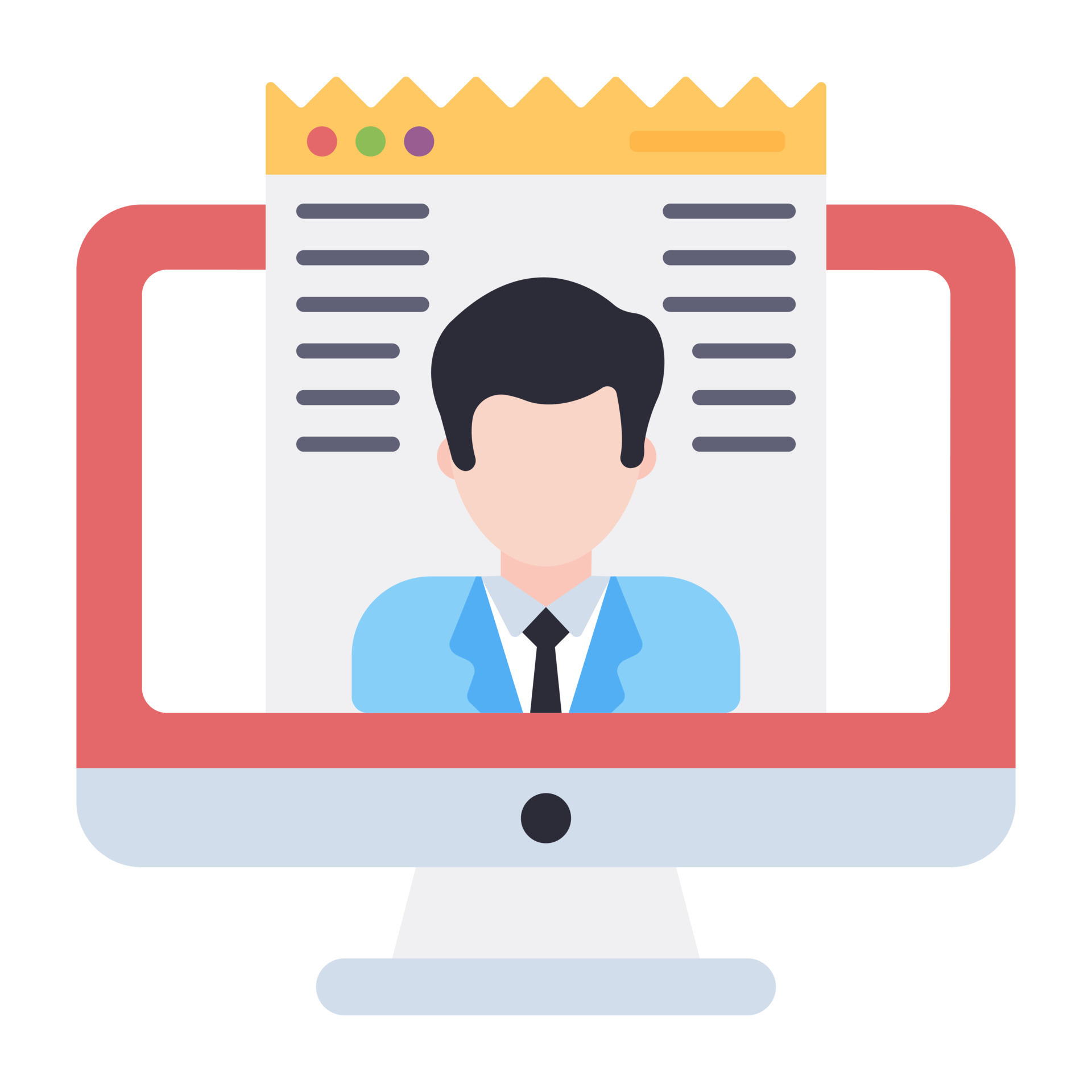 Modern design icon of web profile 10398662 Vector Art at Vecteezy