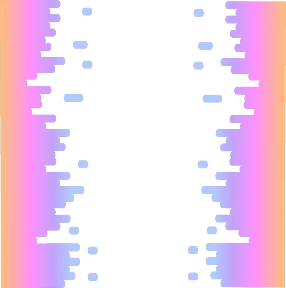 Rounded Lines Halftone Trasition on White Background vector