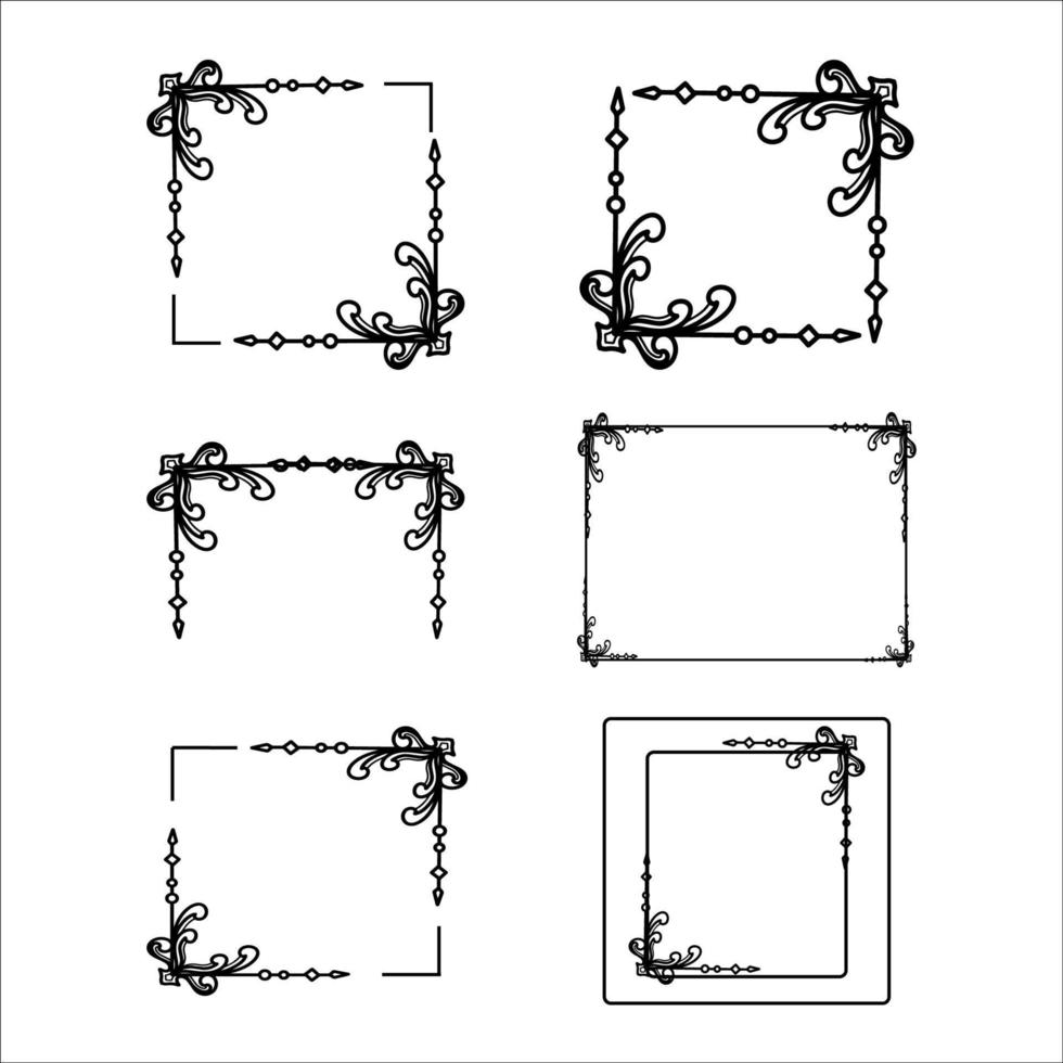 Border Frame Set vector