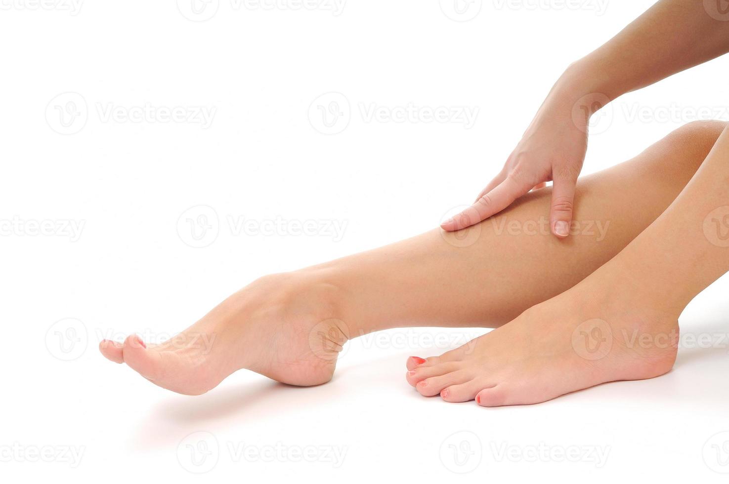 woman leg care c photo