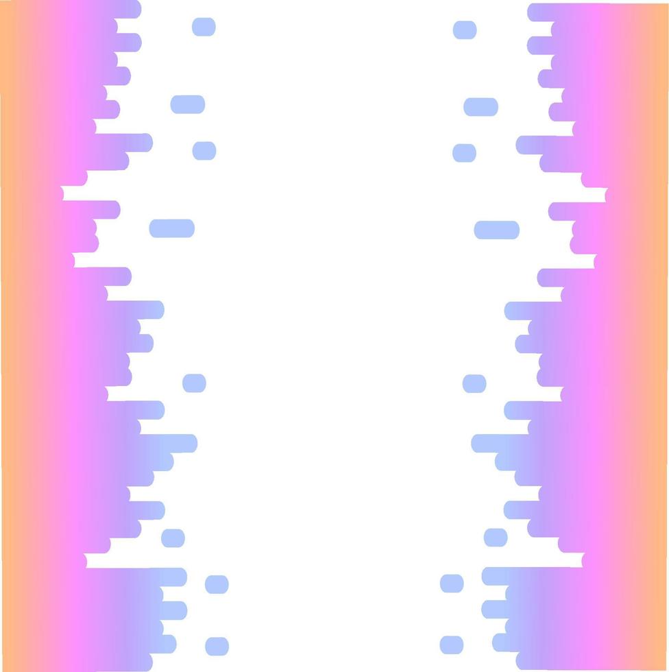 Rounded Lines Halftone Trasition on White Background vector