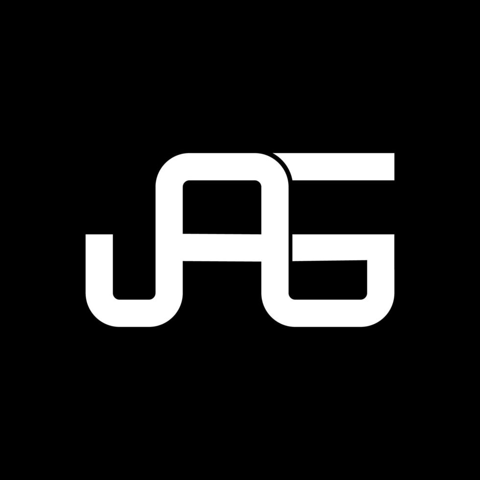 letter JAG initial monogram logo template vector