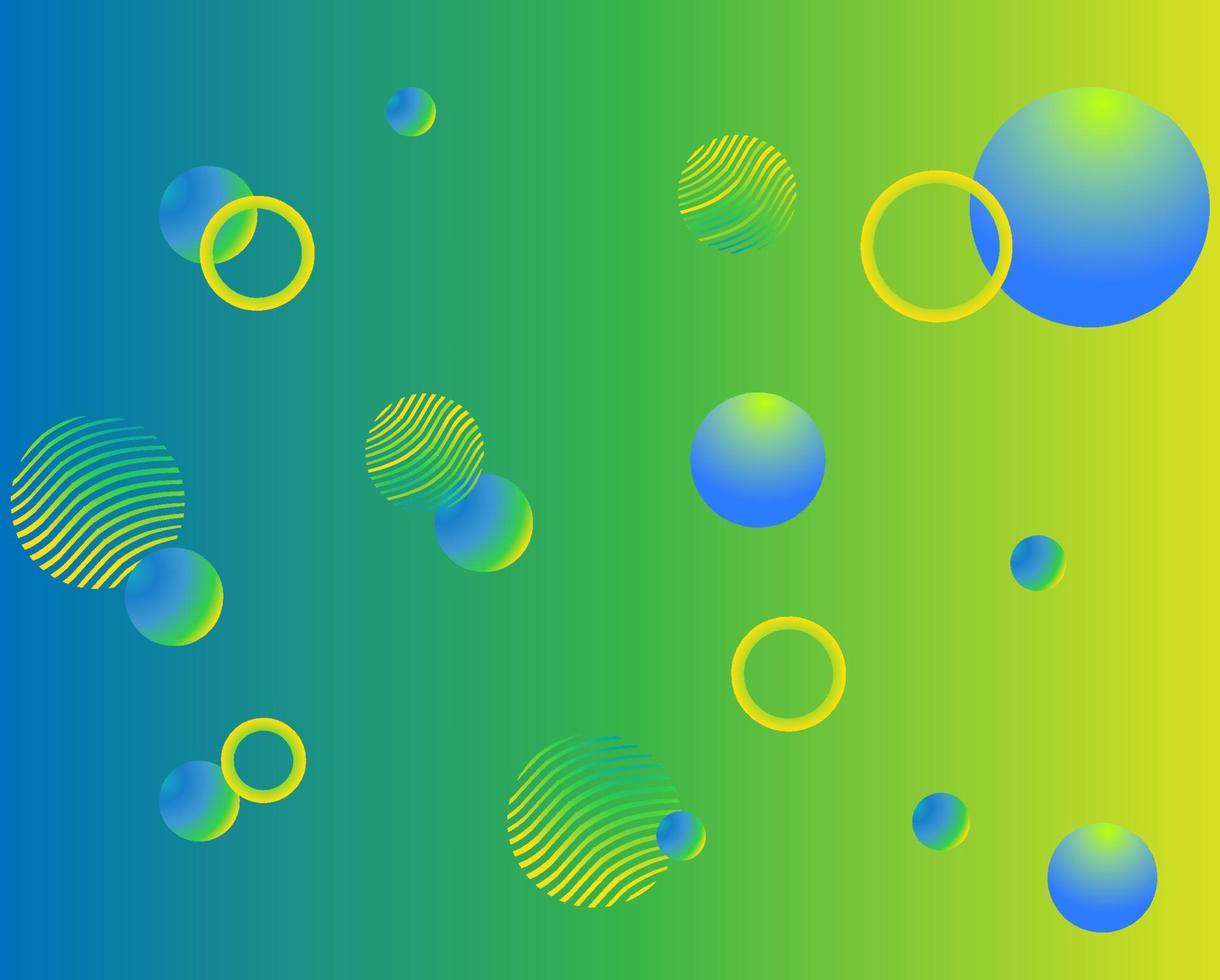 Illustrations Circle Liquid Gradation in Background vector