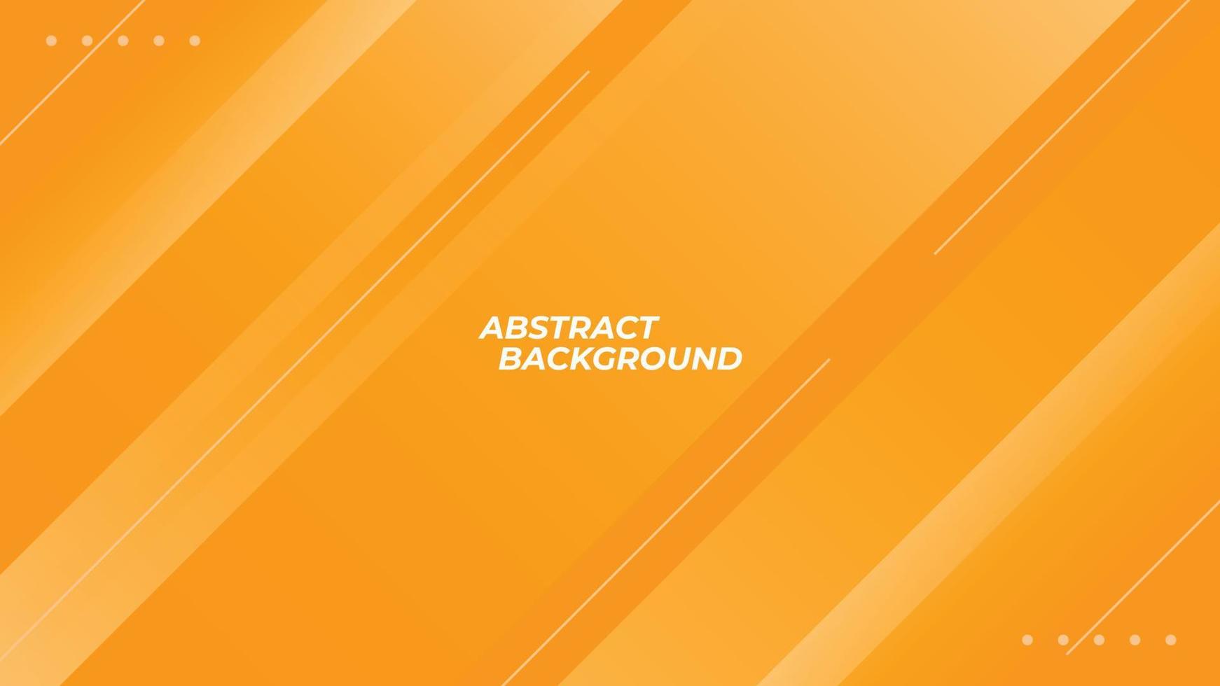 Orange abstract background with geometry shapes. Minimal background with modern corporate concept. Dynamic and sport banner design. Vector illustration