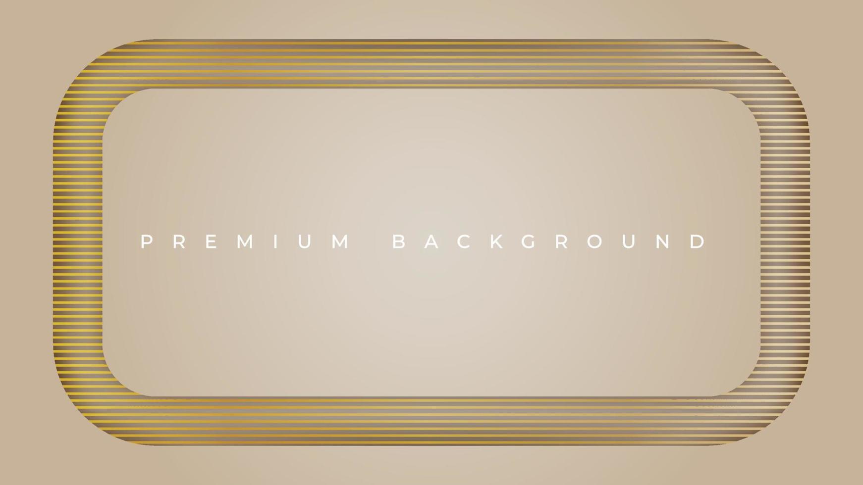 Luxury background with straight gold lines, paper cut style. Premium design with space for text. vector illustration