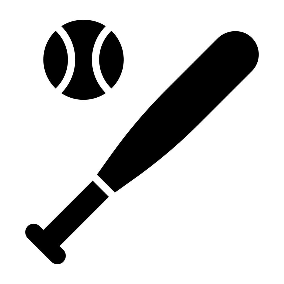 béisbol, icono del juego, diseño vectorial icono del día de la independencia de EE.UU. vector