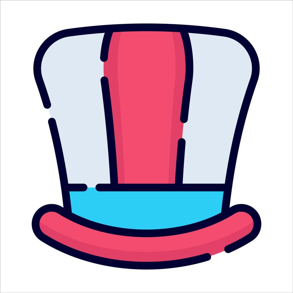 cap, hat icon, vector design usa independence day icon.