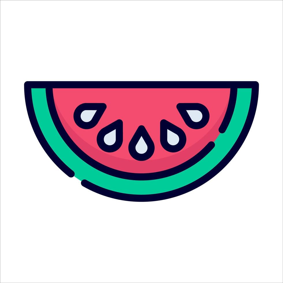 watermelon icon, vector design usa independence day icon.