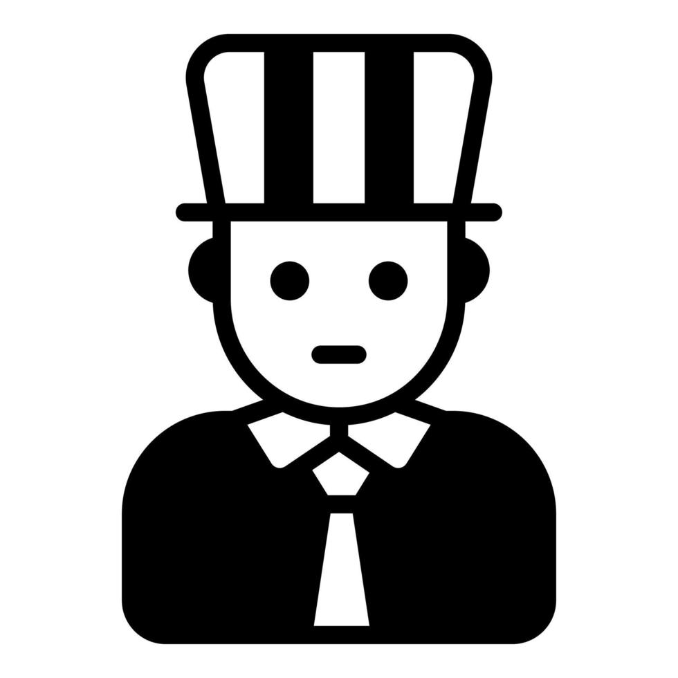 president, men icon, vector design usa independence day icon.