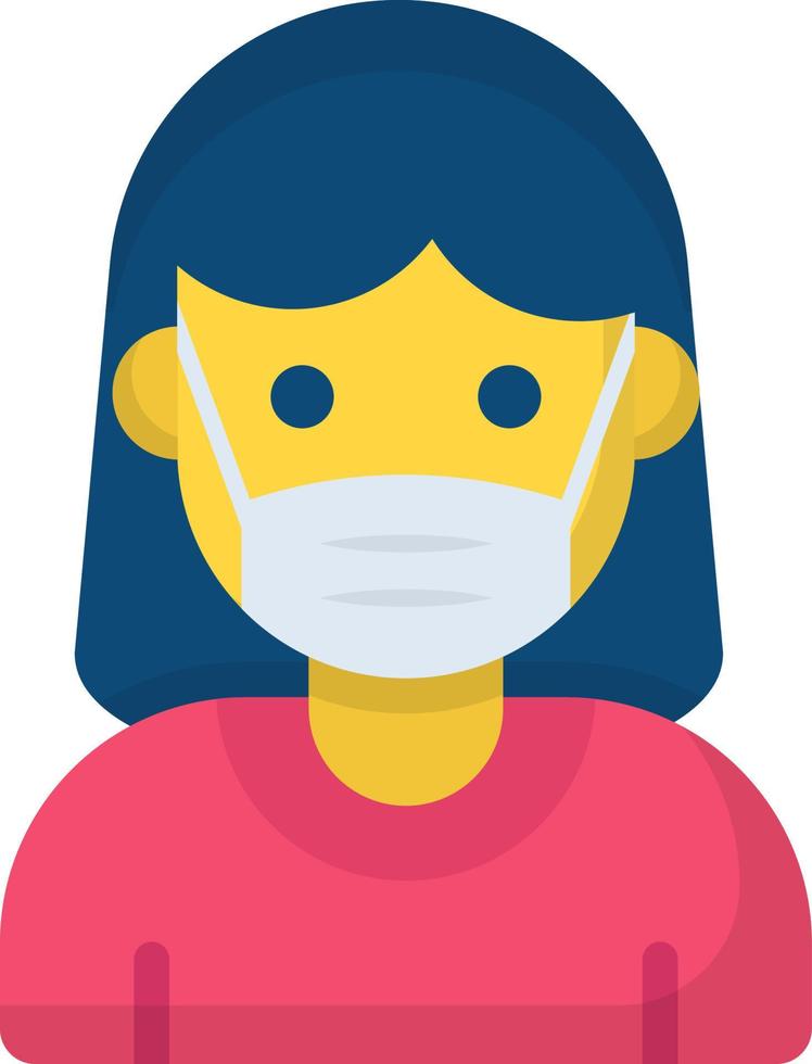 safety mask icon, healthcare and medical icon. vector