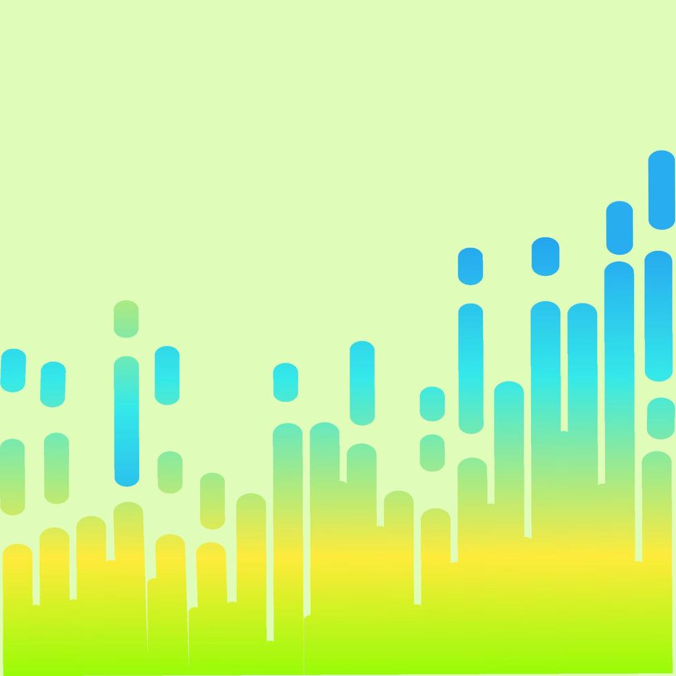 Rounded Lines Halftone Transitions on Green Background vector