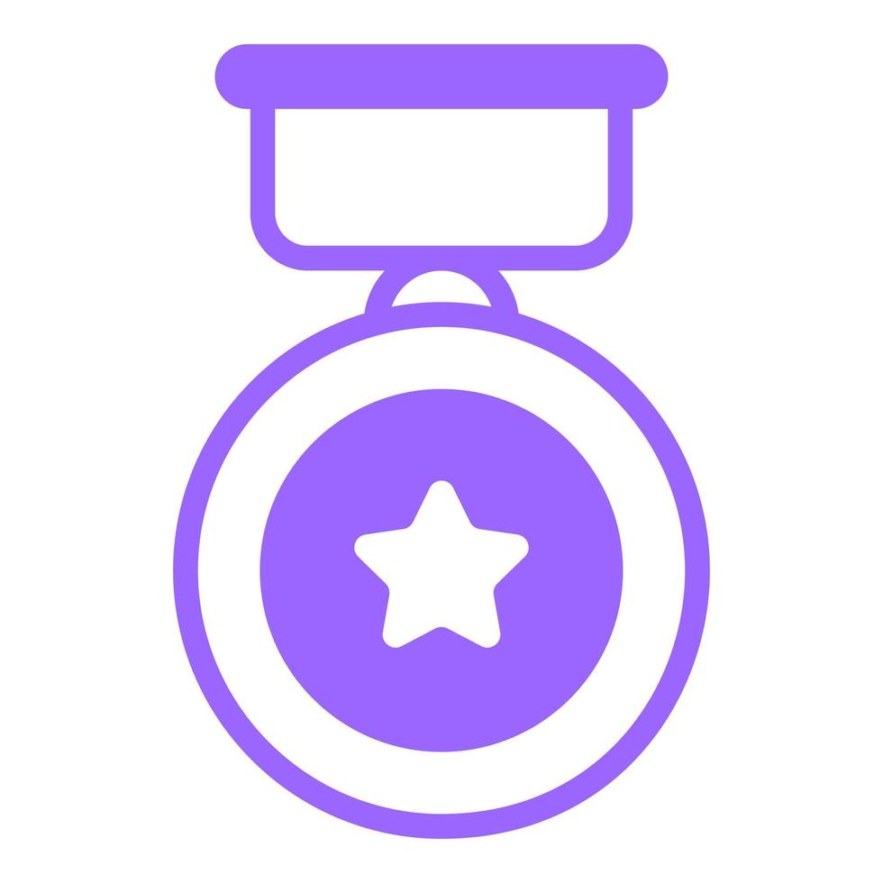 medalla, icono de insignia, diseño vectorial icono del día de la independencia de EE.UU. vector