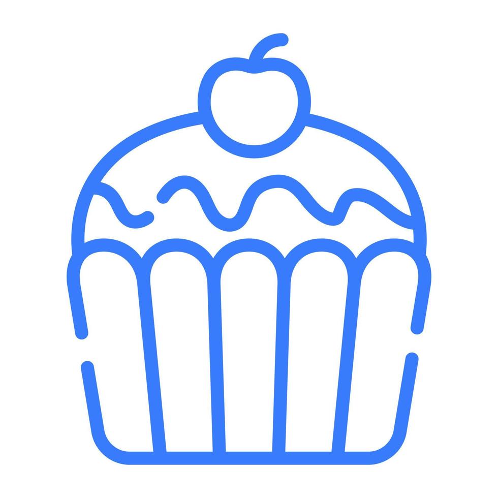 cupcake, Dessert  icon, vector design usa independence day icon.