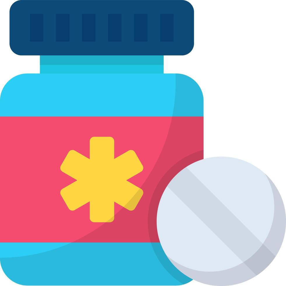 medicine, pills bottle icon, healthcare and medical icon. vector