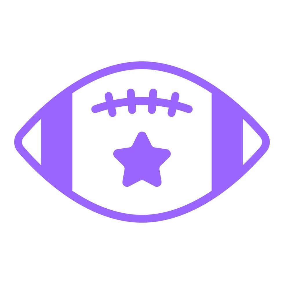 rugby ball, game icon, vector design usa independence day icon.