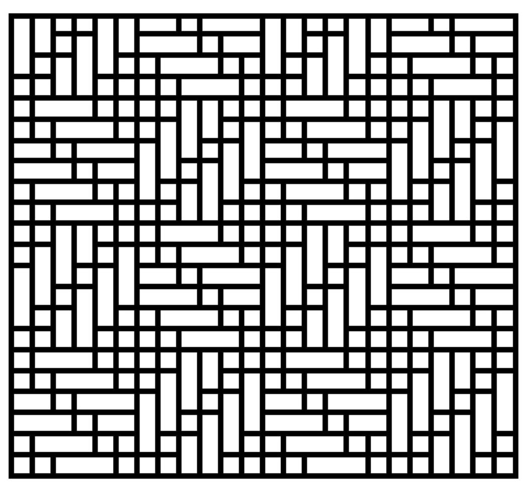 black and white abstract geometric decorative pattern vector