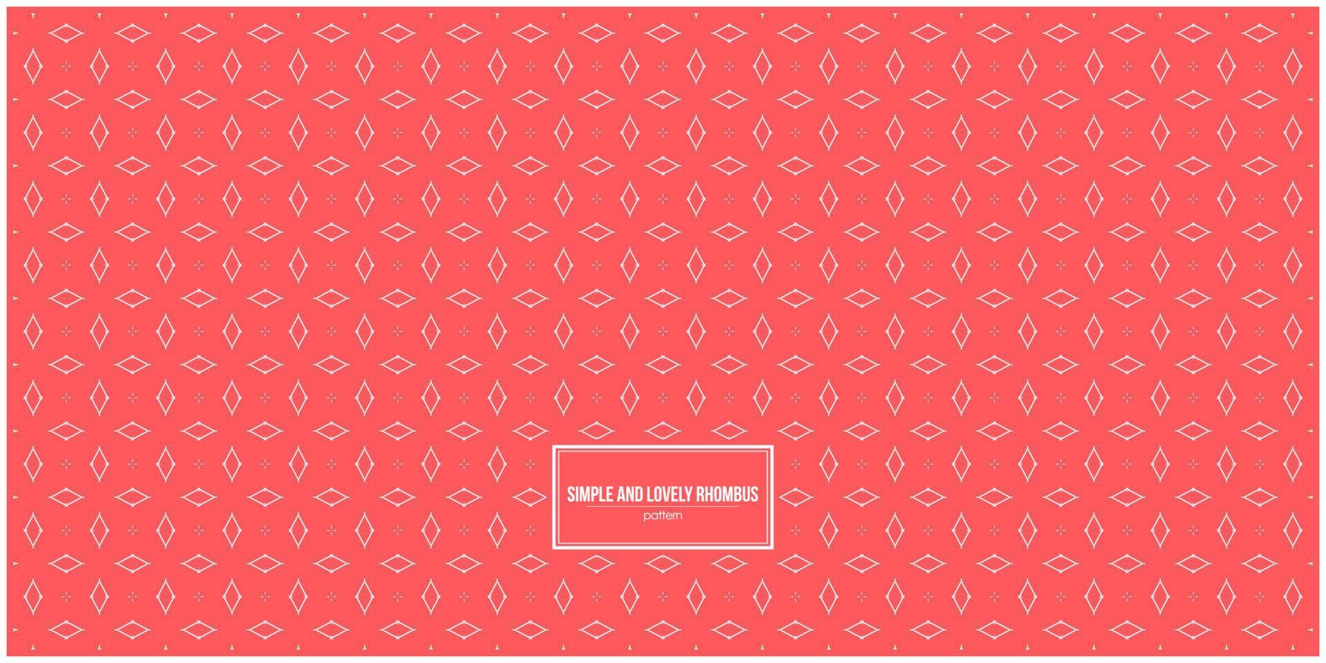 simple and lovely rhombus shape pattern vector