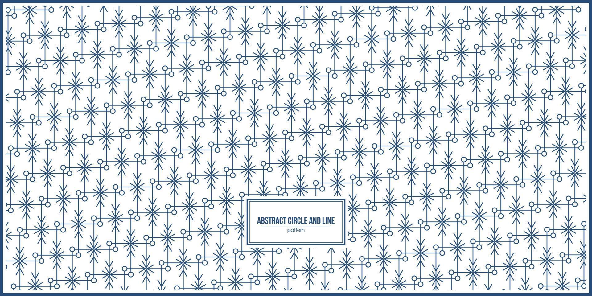 abstract circle and line pattern vector