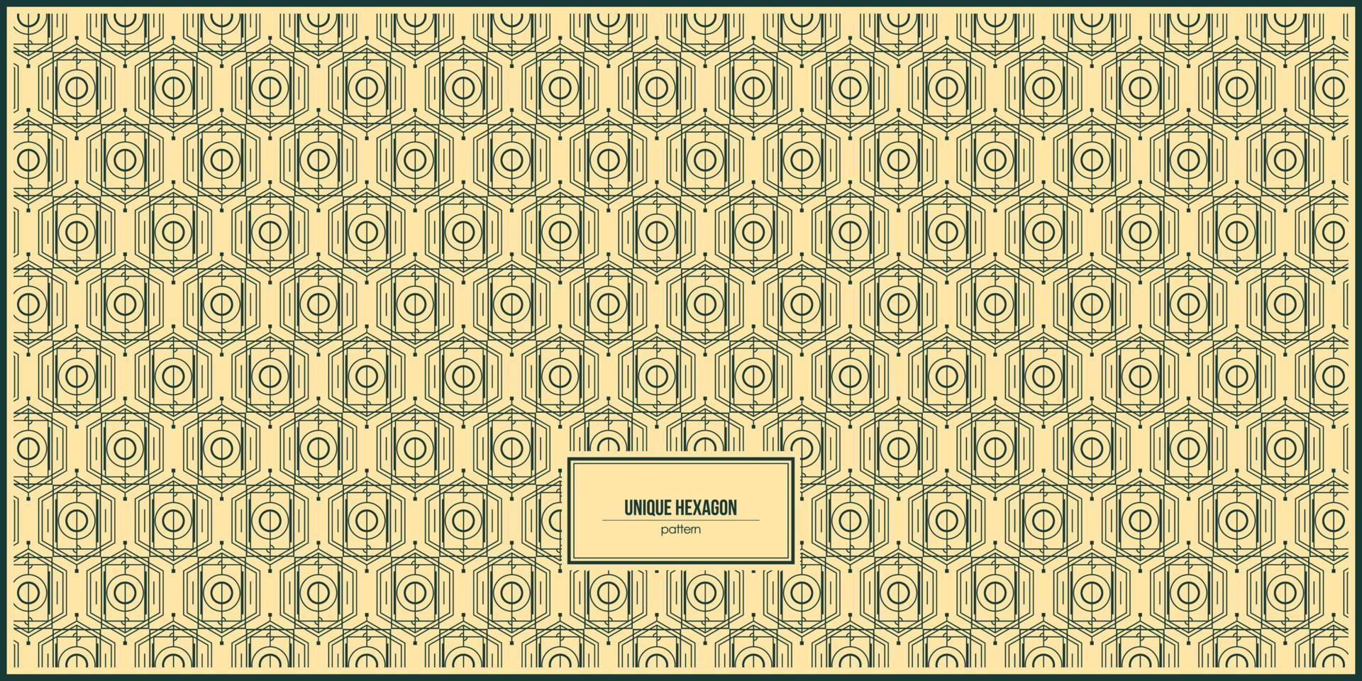 multiple abstract hexagonal shape pattern design vector