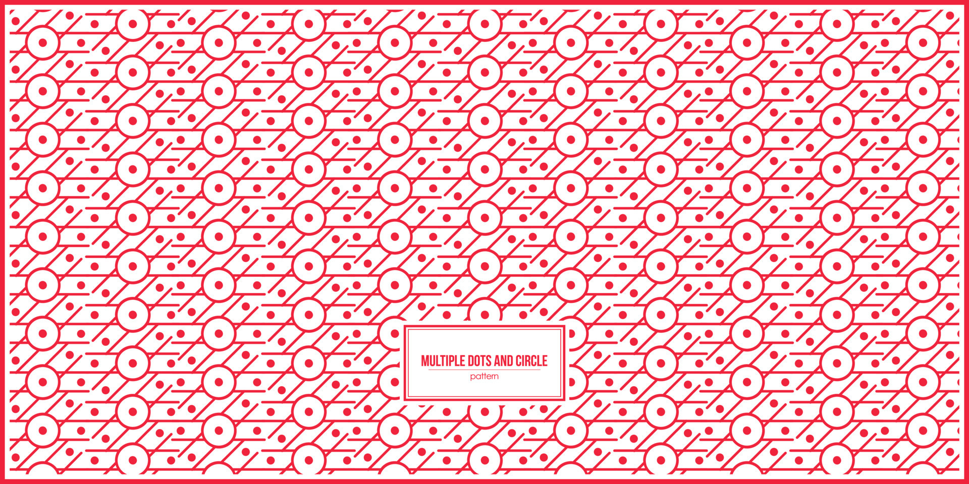 multiple red dots and red circle pattern 10400723 Vector Art at Vecteezy