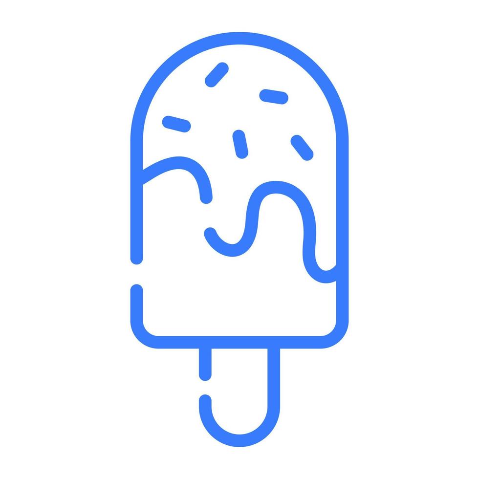 icono de palo de helado, diseño vectorial icono del día de la independencia de EE.UU. vector