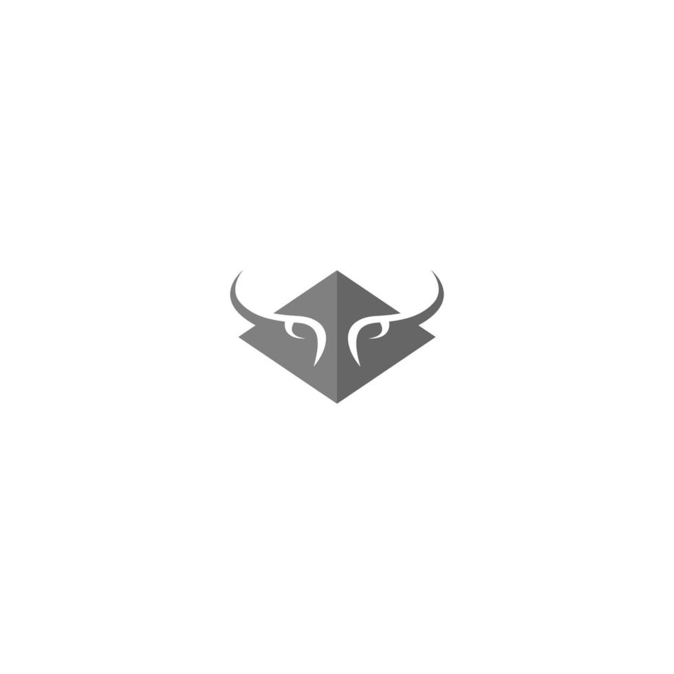 bull logo vector illustration design