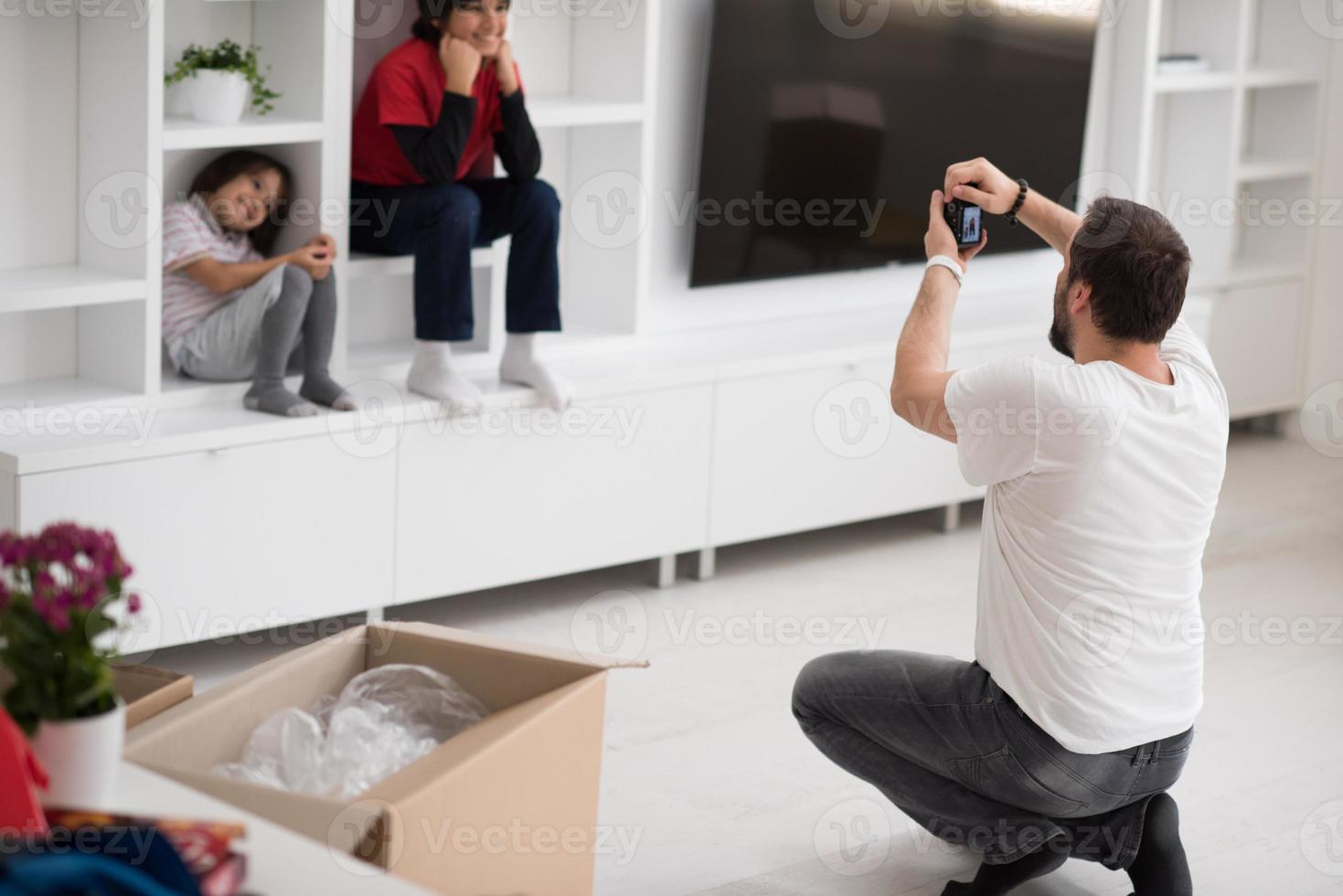 Photoshooting with kids models photo