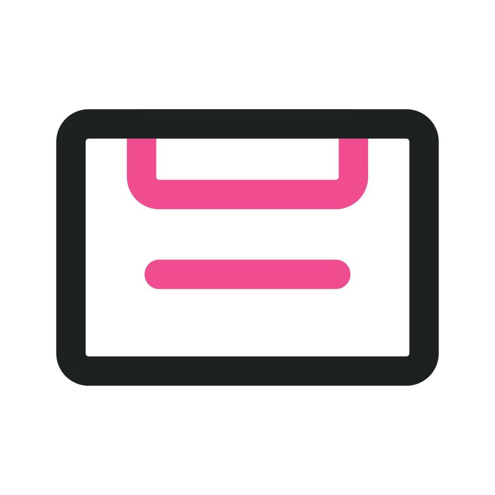 DVD Cassette Icon with Two Tone vector