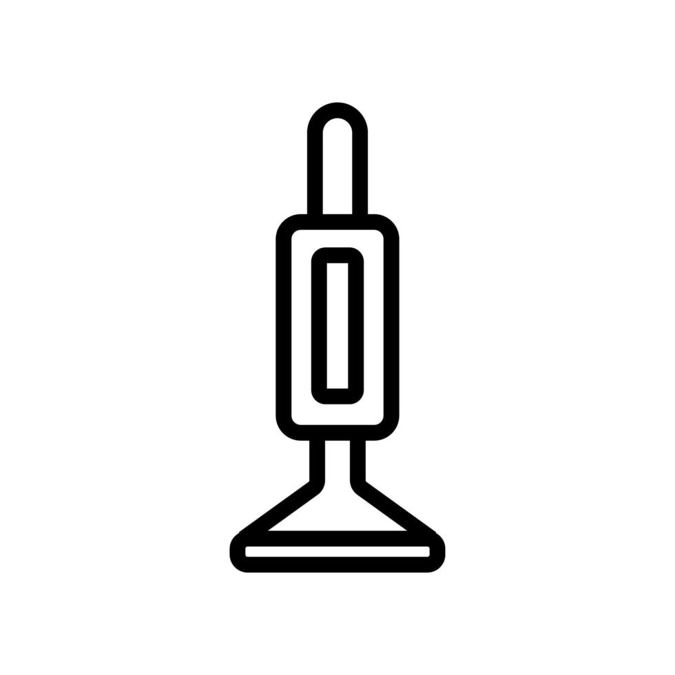 Modern vacuum cleaner icon vector. Isolated contour symbol illustration vector