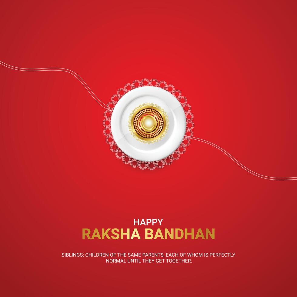 Indian Religious Festival Raksha Bandhan. Rakhi Festival Background Design  with Creative Rakhi Illustration . 3D Illustration 10402373 Vector Art at  Vecteezy