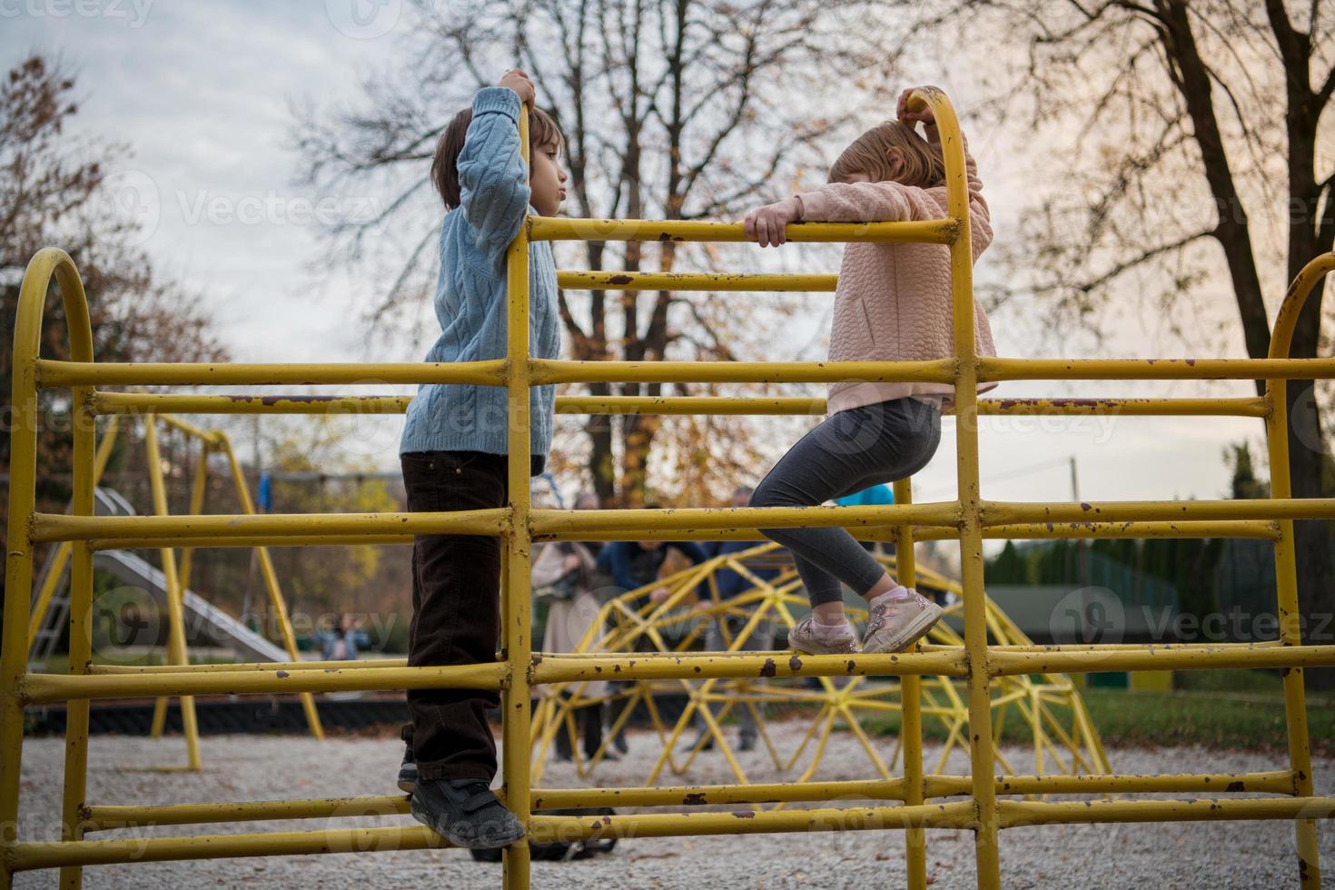 kids in park playground photo