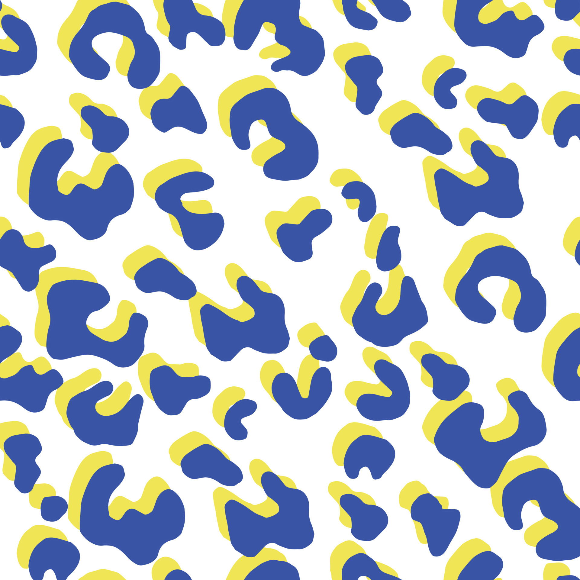 seamless pattern. bright background in pop art style. animal print leopard  blue and yellow. fashion print for fabric, wrapper, textile, wallpaper  10403103 Vector Art at Vecteezy