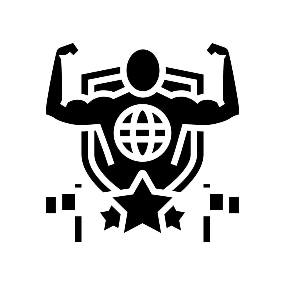 patriotism citizen glyph icon vector illustration